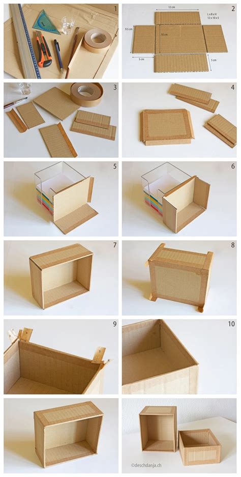 Cara Mudah Membuat Kotak Dari Kardus Sendiri di Rumah